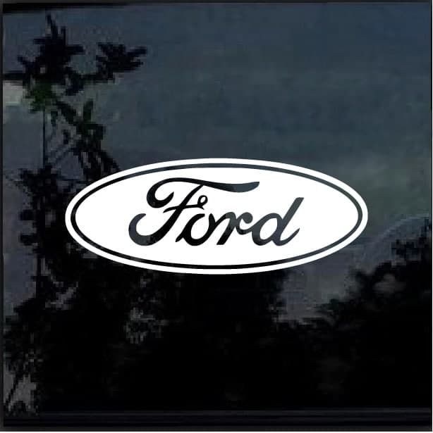 Ford Oval Logo Window Decal Sticker For Cars And Trucks Custom Made
