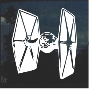 Darth Vader Tie Fighter Window Decal Sticker For Cars And Truckss