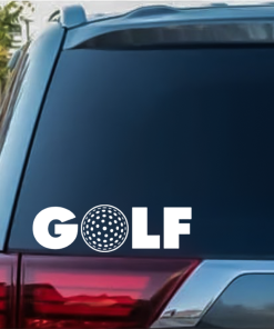 Golf Golfing Window Decal Sticker