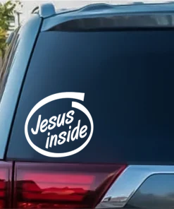 Jesus Inside Christian Christian stickers for your car and trucks