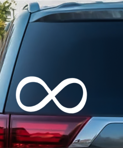 Infinity Symbol window decal Sticker