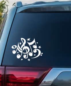 Music Notes Decal window decal Sticker