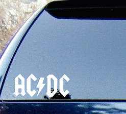 AC DC - Band Decal Stickers