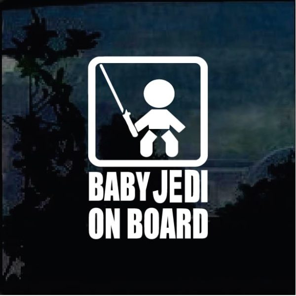 Baby On Board Sticker - Baby Jedi