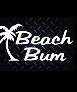 Beach Bum Stickers for Cars - https://customstickershop.us/product-category/stickers-for-cars/