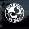 Beards and Bucks Hunting Window decal Sticker
