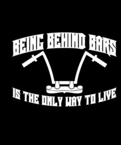 Behind Bars Motorcycle Decal Sticker - https://customstickershop.us/product-category/stickers-for-cars/