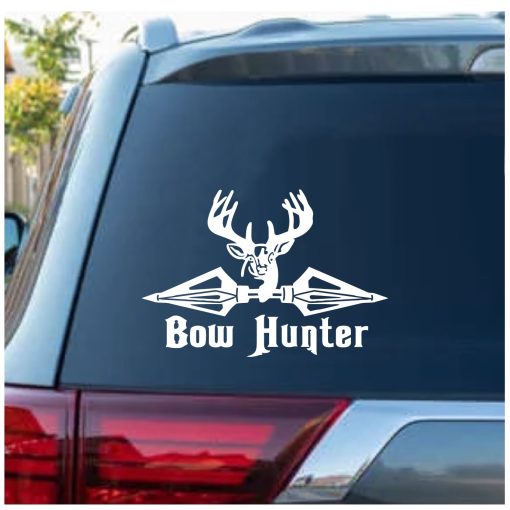 Bow Bow Hunter Broad head Hunting Window decal sticker