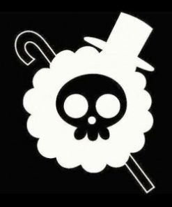 Brook Jolly Roger Skull JDM Sticker - https://customstickershop.us/product-category/jdm-stickers/