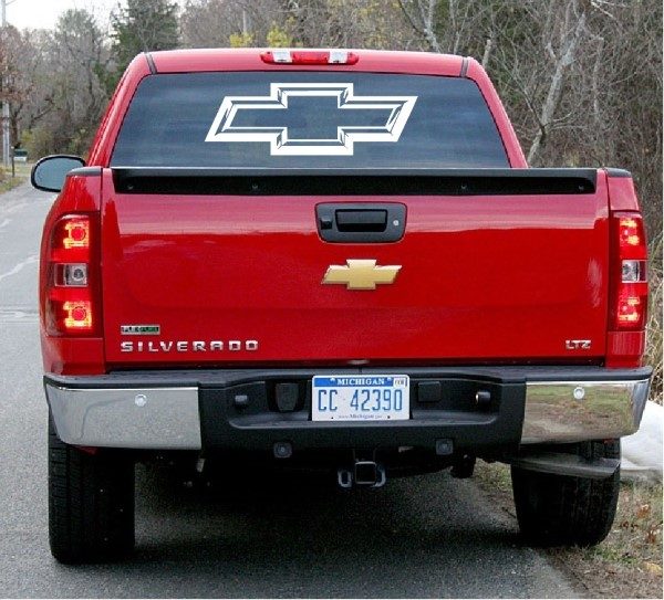 Chevy Bowtie 3d chisel look Window Decal Sticker