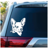 Chihuahua Apple Head Window Decal Sticker