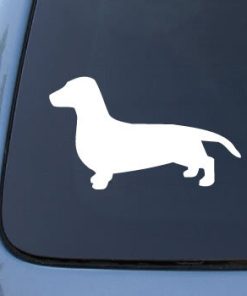 Dachshund Window Decal Sticker - https://customstickershop.us/product-category/animal-stickers/