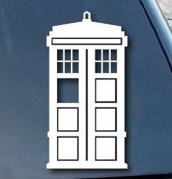Dr Who Tardis Window Decal Sticker - https://customstickershop.us/product-category/stickers-for-cars/