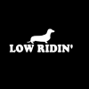 Dachshund Low ridin Window Decals
