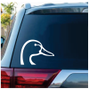 Duck Head Hunting Window Decal Sticker