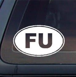 Fuck You Fu Oval JDM Stickers - https://customstickershop.us/product-category/jdm-stickers/