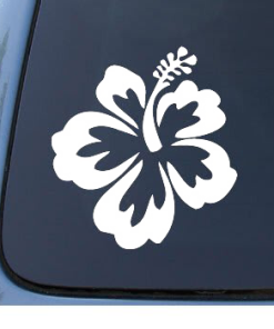 Hawaiian Hibiscus Decal Sticker