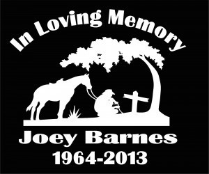 In loving Memory Decal Cowboy Cross - https://customstickershop.us/product-category/in-loving-memory-decals/
