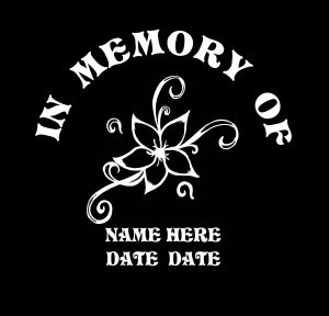 loving Memory Decal Flowers - https://customstickershop.us/product-category/in-loving-memory-decals/