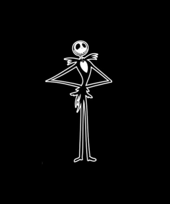 Jack Skellington A3 - Cartoon Decal Sticker