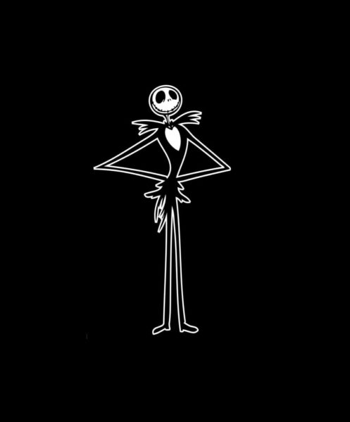 Jack Skellington Decal Sticker III - https://customstickershop.us/product-category/stickers-for-cars/