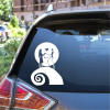Jack and Sally Nightmare Before Christmas Decal Sticker