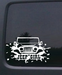 Jeep Girl - Jeep Wrangler Decals
