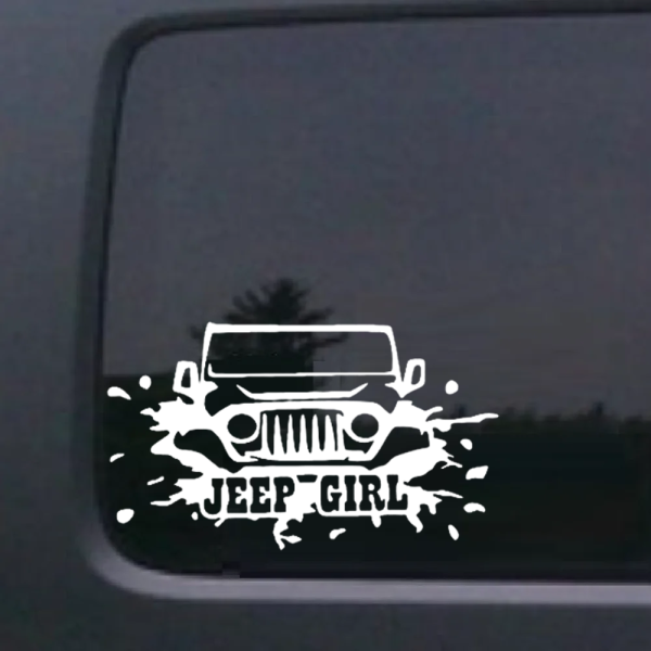 Jeep Girl - Jeep Wrangler Decals