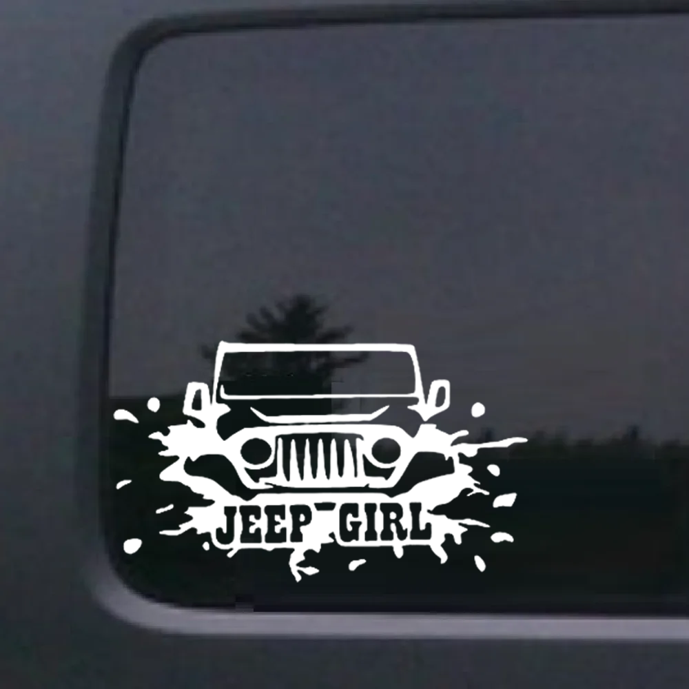 Jeep Girl - Jeep Wrangler Decals