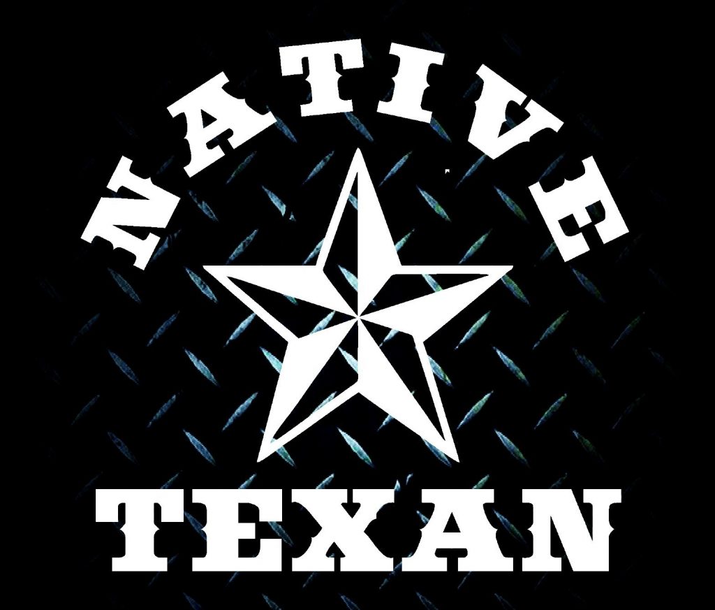 Native Texan Window Decal Sticker - https://customstickershop.us/product-category/stickers-for-cars/