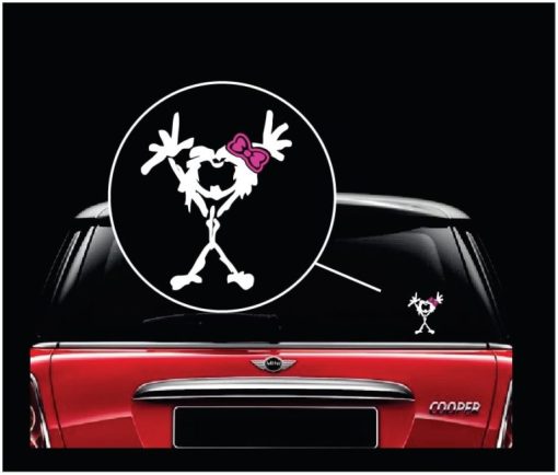 Pearl Jam stickman Woman  - Band Stickers