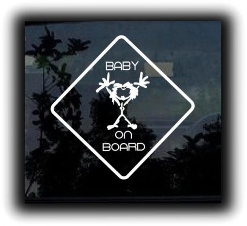Pearl Jam Baby On Board Decal - Band Stickers