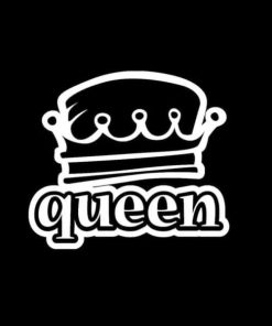 Queen Crown Window Decal Sticker - https://customstickershop.us/product-category/stickers-for-cars/