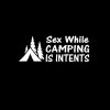 Sex While Camping Decal Sticker