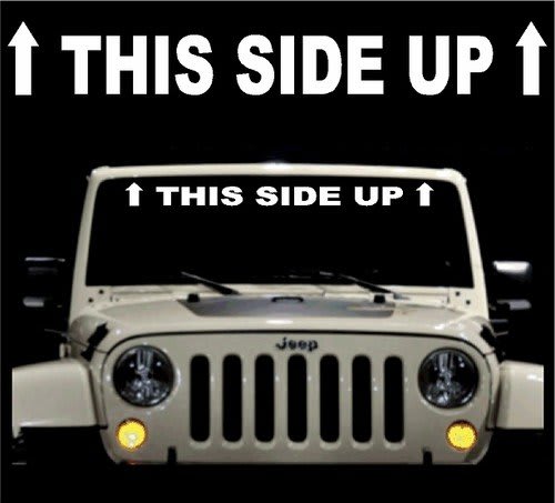 Jeep windshield decals