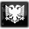 Albanian Eagle Stickers for Cars - https://customstickershop.us/product-category/stickers-for-cars/
