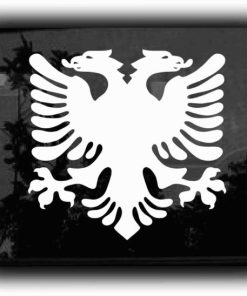 Albanian Eagle Stickers for Cars - https://customstickershop.us/product-category/stickers-for-cars/
