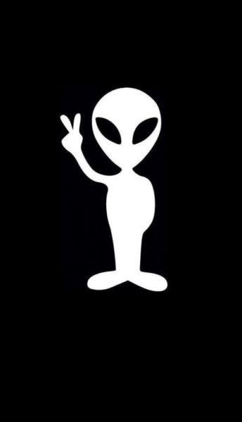 Peace Alien Decal Stickers for Cars - https://customstickershop.us/product-category/stickers-for-cars/