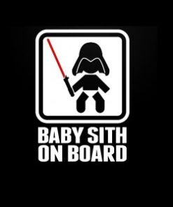 Baby Sith On Board Decal Sticker - https://customstickershop.us/product-category/baby-decal-stickers/