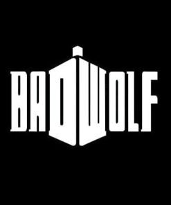 Bad Wolf Dr Who Stickers for Cars - https://customstickershop.us/product-category/stickers-for-cars/