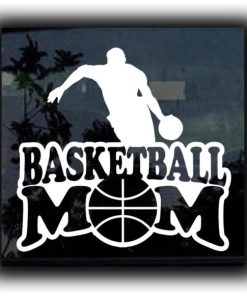 Basketball Mom Decal Sticker - https://customstickershop.us/product-category/family-sports-stickers/