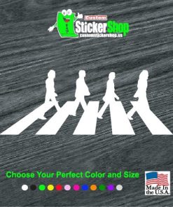 beatles abbey road decal sticker