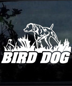 Bird Dog Duck Hunting Window decal Sticker