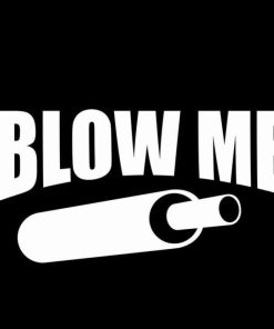 Blow Me funny Duck Call Decal Sticker 1