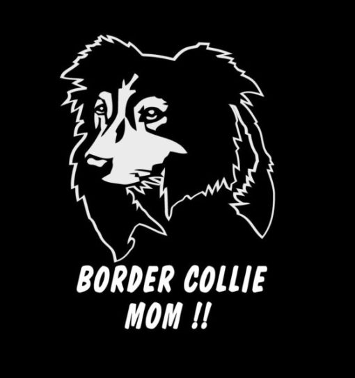 Border Collie Mom Window Decal Sticker For Cars And Trucks | Custom ...