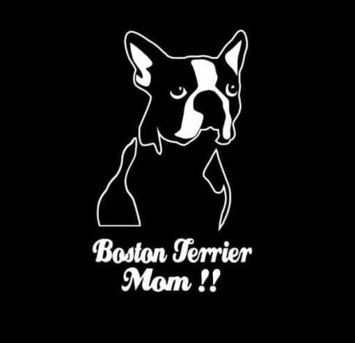 Boston Terrier Mom Dog Stickers