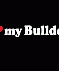Love my Bulldog Window Decals - https://customstickershop.us/product-category/animal-stickers/