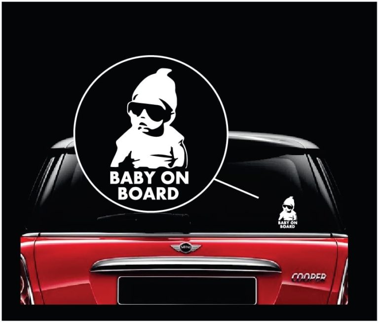 Details about   Baby on Board Hangover Carlos car sticker Decal laptop 