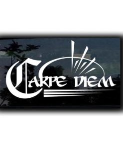 Carpe Diem Window Decal Sticker - https://customstickershop.us/product-category/stickers-for-cars/
