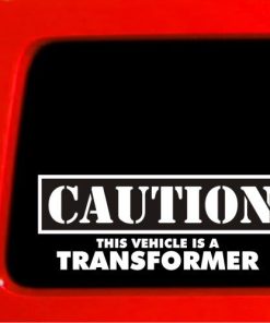 Caution Transformer JDM Stickers - https://customstickershop.us/product-category/jdm-stickers/